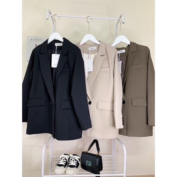 Áo blazer túi nắp Áo vest Hàn Quốc