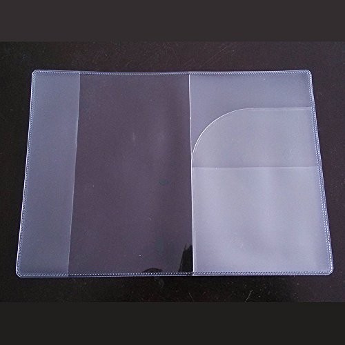 Combo 2 Bìa đựng hộ chiếu / Passport, Chống nước chống xước, giữ hộ chiếu luôn mới - cái vỏ bao hộ chiếu  dẻo trong có khe đựng vé máy bay và các loại thẻ Hiệu Hier