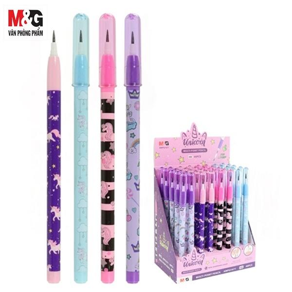 Bút chì khúc M&G - AMPQ1671/1674 - Thân nhiều hình dễ thương