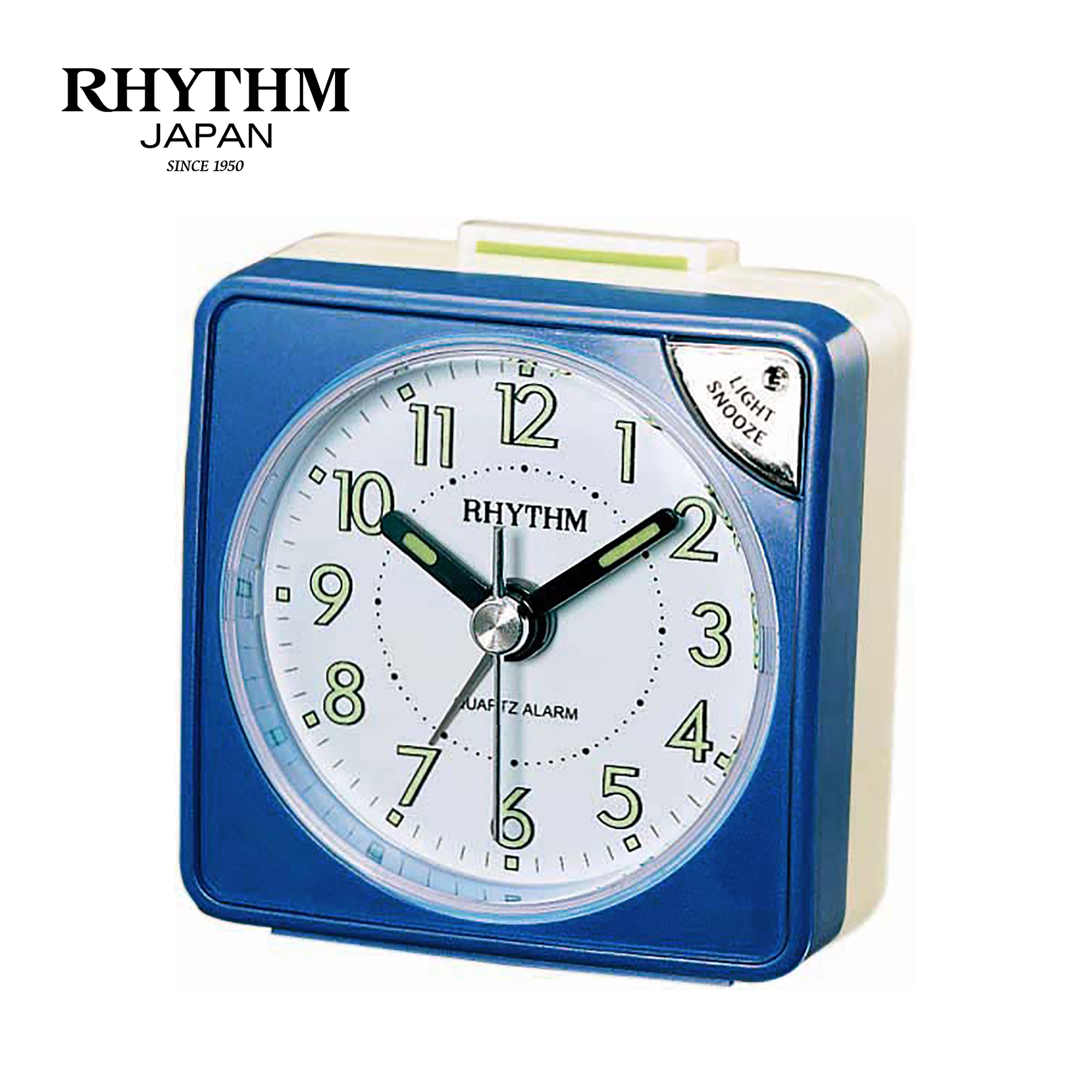 Đồng hồ Rhythm CRE211NR04. Kt 5.7 x 5.9 x 3.3cm, 55g. Vỏ nhựa. Dùng Pin.