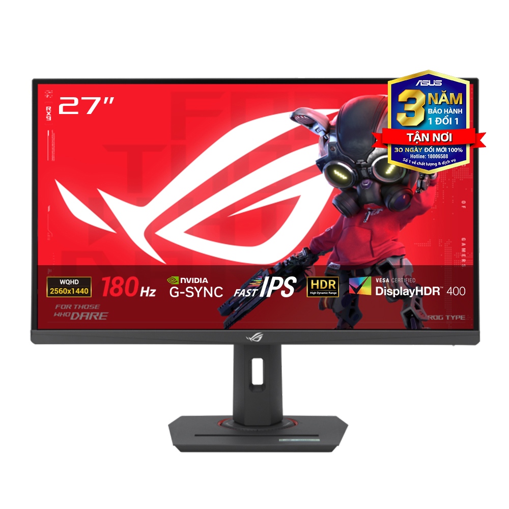 Màn hình Gaming Asus ROG Strix XG27ACS 27 inch Fast IPS 2K 180Hz Gsync - Hàng Chính Hãng