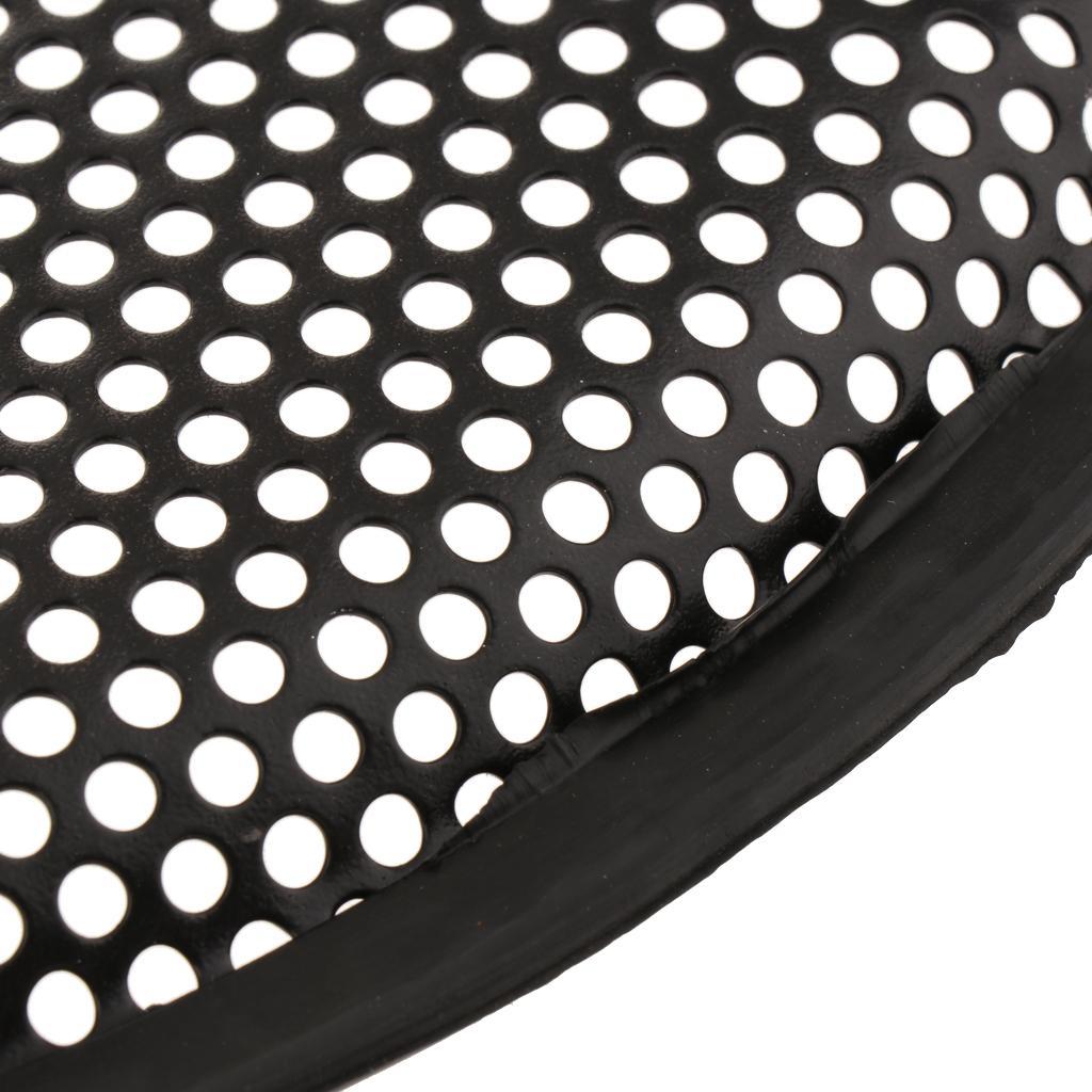 2Piece Speaker Grills Cover Case with Screws Audio Accessoric Black 12inch