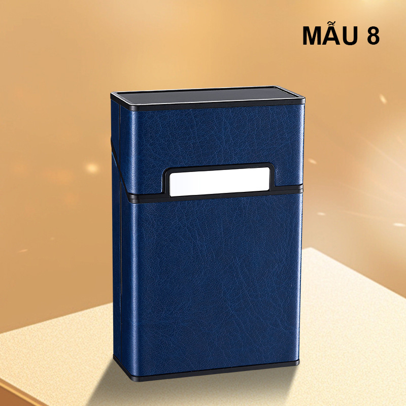 Hộp Đựng Thuốc 20 Điếu Lớn Ngắn Bọc Da