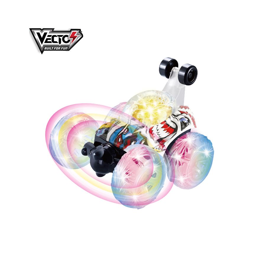 Đồ chơi xe xoay 360 độ nhạc đèn điều khiển từ xa