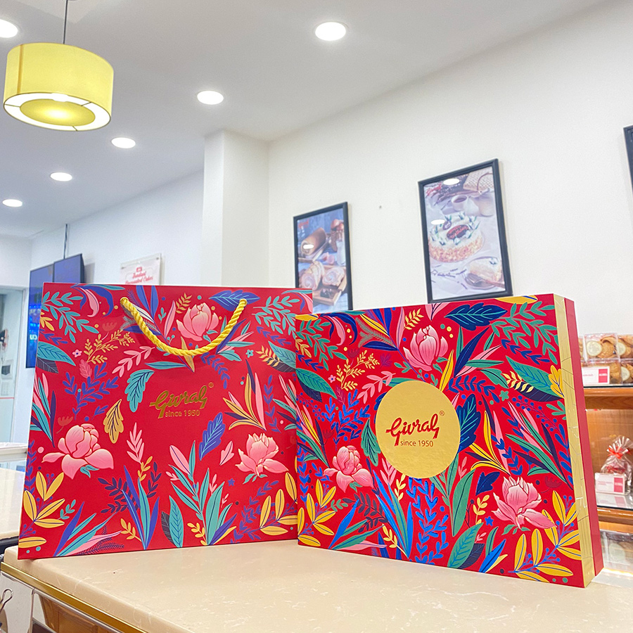 Hộp 4 Bánh Trung Thu Givral Tết Đoàn Viên 4 (150gr)