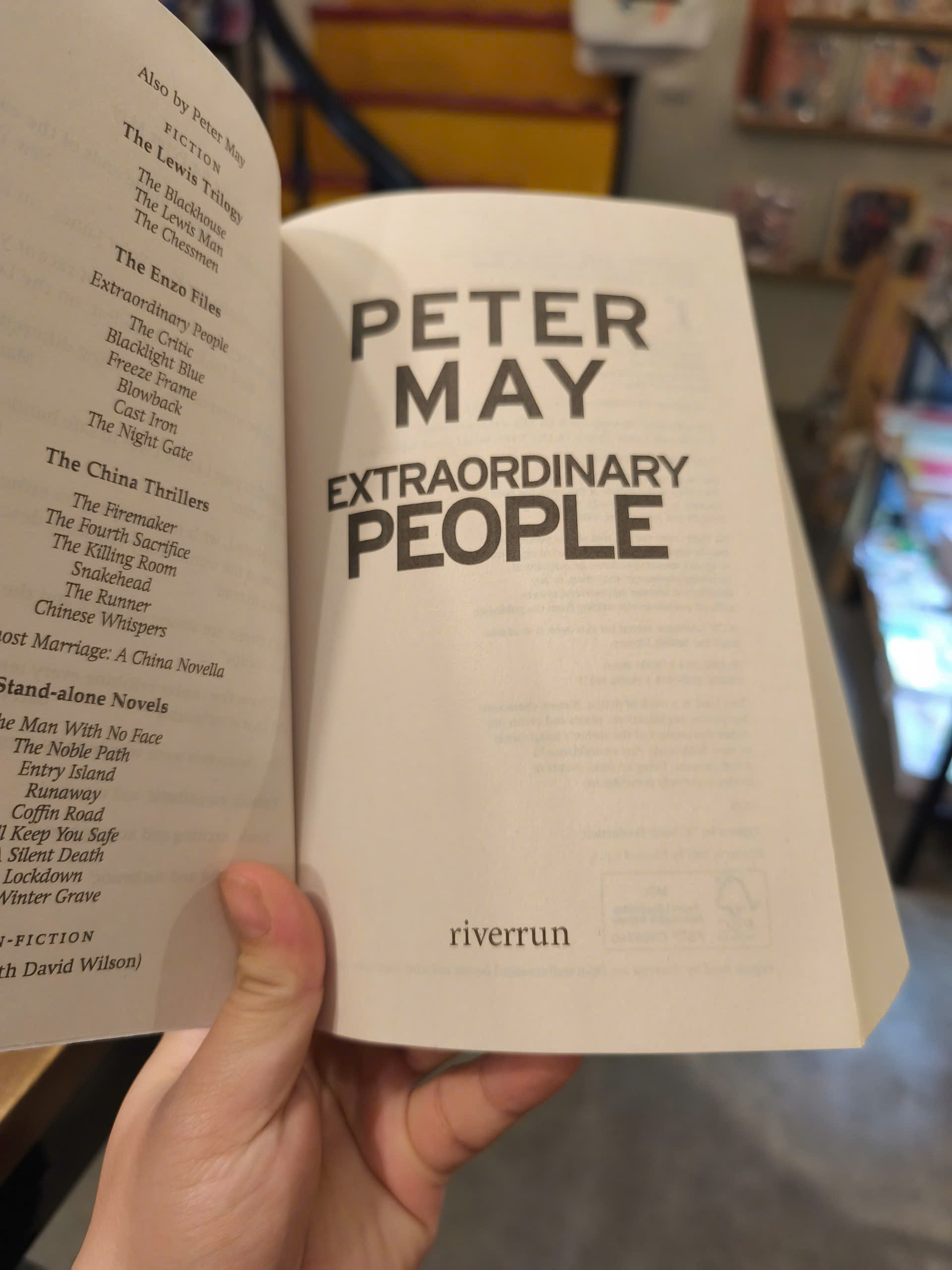 Sách - Extraordinary People by Peter May | Mystery/ Crime/ Ngoại văn Nhập khẩu/ Trinh thám Tiếng Anh