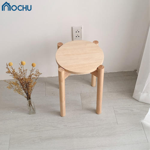 Ghế Trang Điểm Gỗ OCHU - Stool - Natural