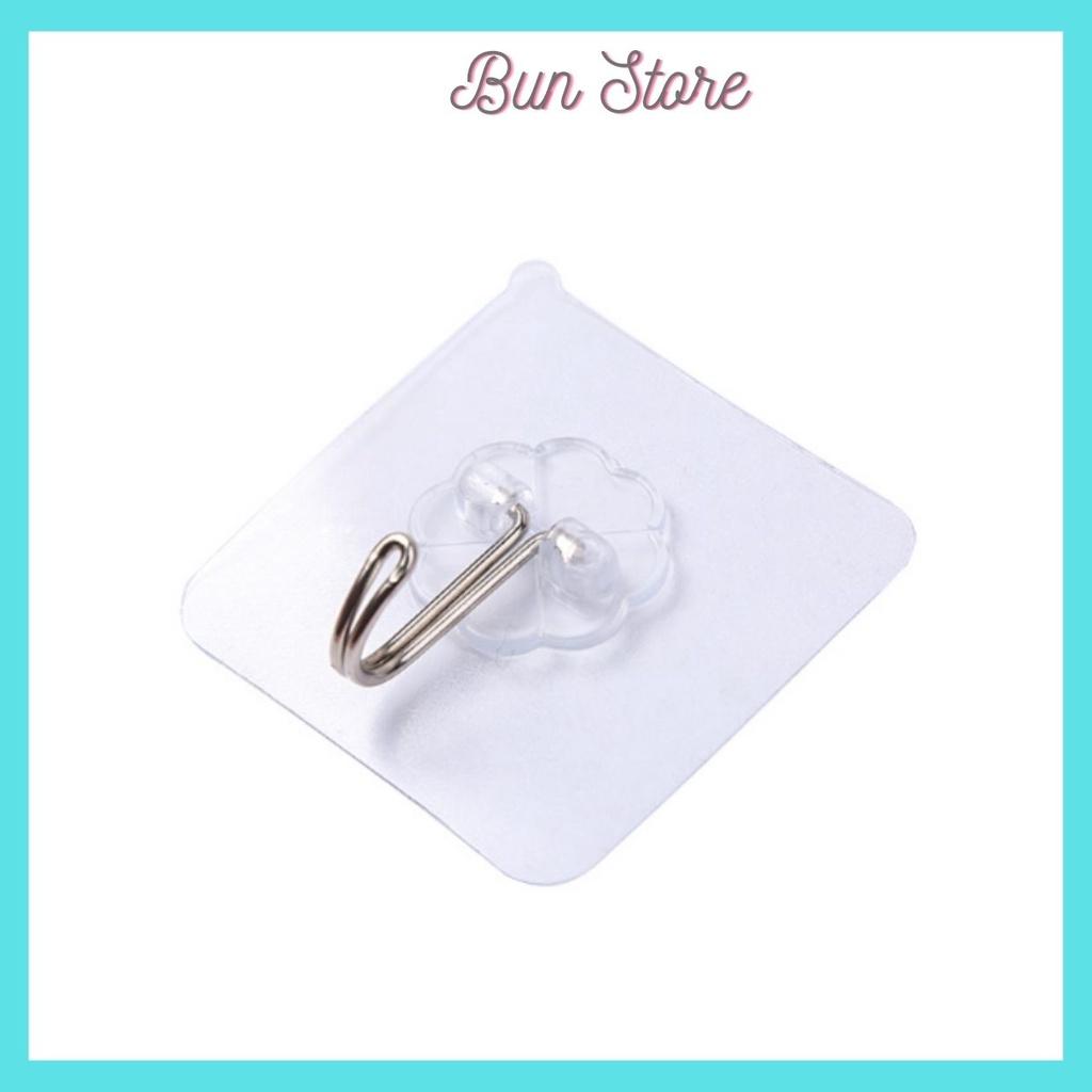 COMBO 10 Móc dính tường giá nhà bếp Phòng tắm trong suốt Miếng dán Treo tường Cửa chắc chắn chịu lực