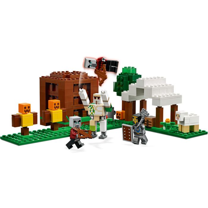 Mô hình đồ chơi lắp ráp LEGO MINECRAFT Tiền Đồn Pillager 21159 ( 303 Chi tiết )