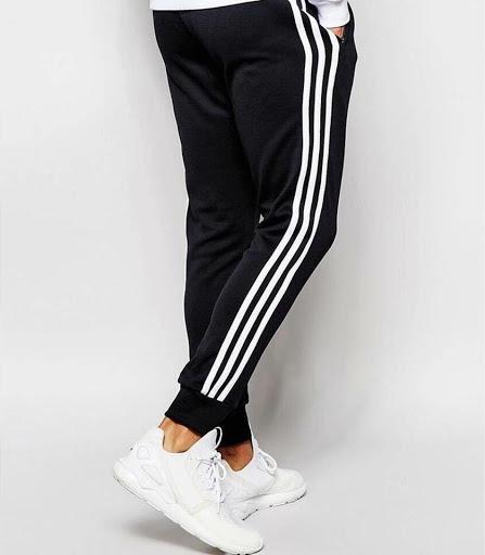 quần jogger nỉ cotton 3 line pants - quần 3 sọc bo ống unisex chất đẹp