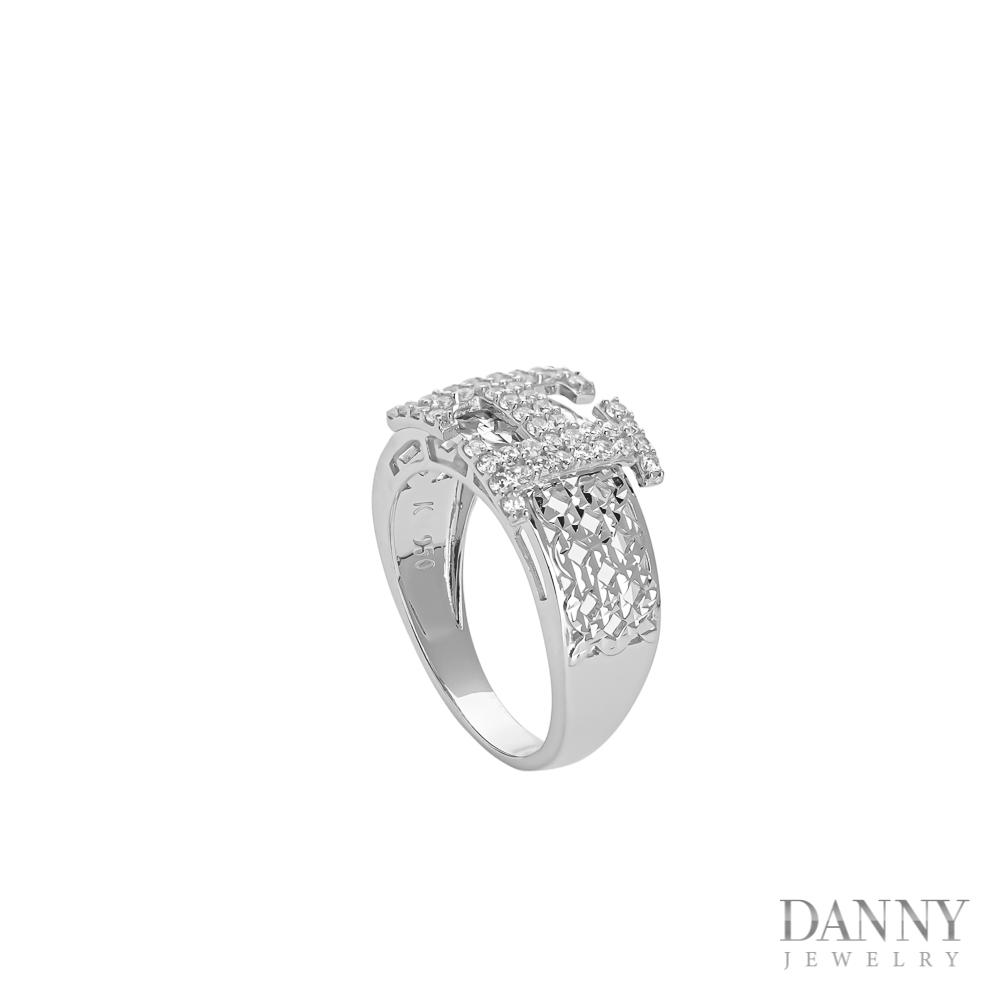 Nhẫn Nữ Bạc 925 Danny Jewelry Xi Bạch Kim KI4GZ010