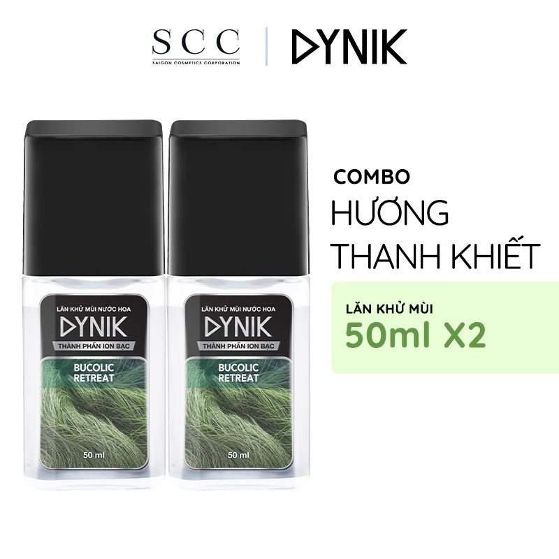 Combo 2 lăn khử mùi nước hoa Dynik 50ml/chai