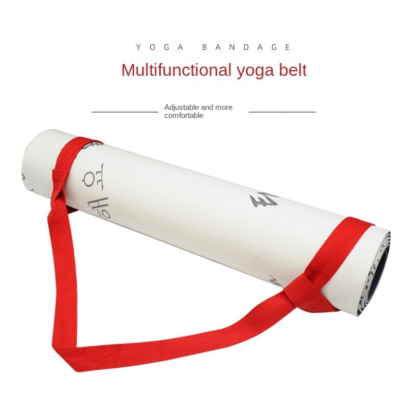 150cm chất lượng cao Yoga Mat Dây đai điều chỉnh đôi vai thể thao mang theo đai tập thể dục kéo dài thể dục thắt lưng yoga đàn hồi Color: Dark Gray
