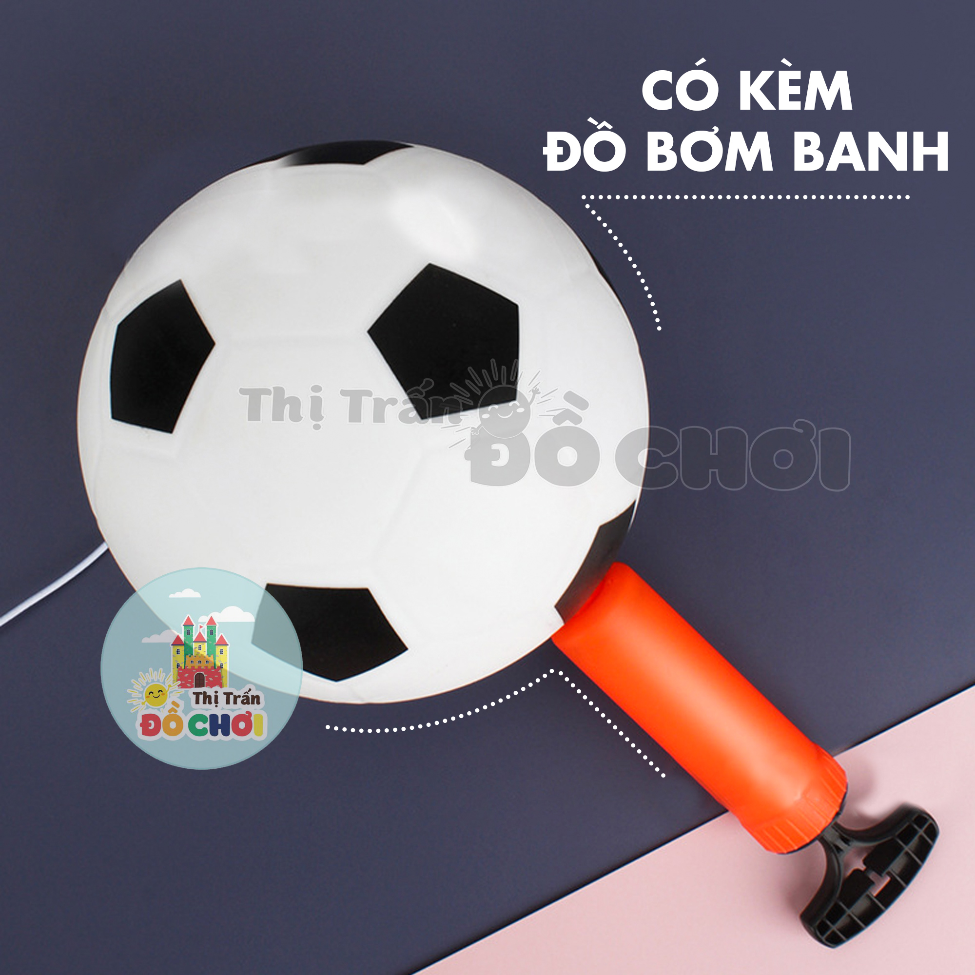 Đồ chơi cho bé trai - bóng đá phản xạ có dây cố định quả bóng giúp trẻ rèn luyện tay chân, tốt cho sức khỏe WT6610