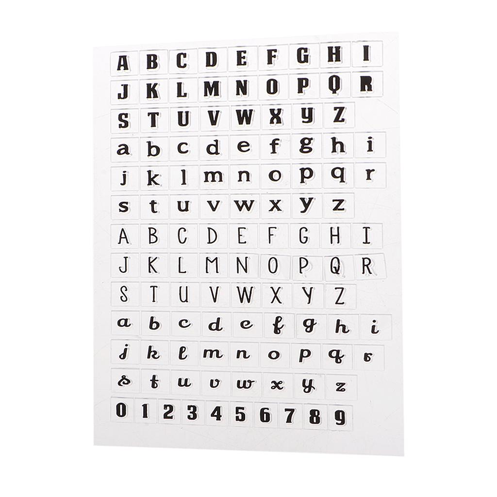 Multi-pattern Themes Transparent Silicone Stamp Seal Clear Stamp for Scrapbooking DIY Photo Album Diary Book Decorative Ink Stamp