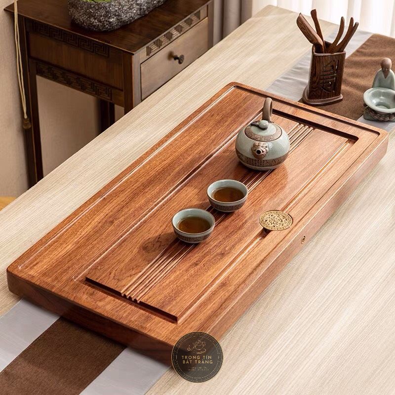 Khay Trà Tre Cao Cấp Chữ Nhật Kích Thước 55*37*3.6 KT 54