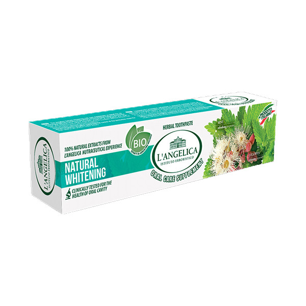 Kem Đánh Răng L'Angelica Toothpaste - Natural Whitening - Trắng sáng tự nhiên