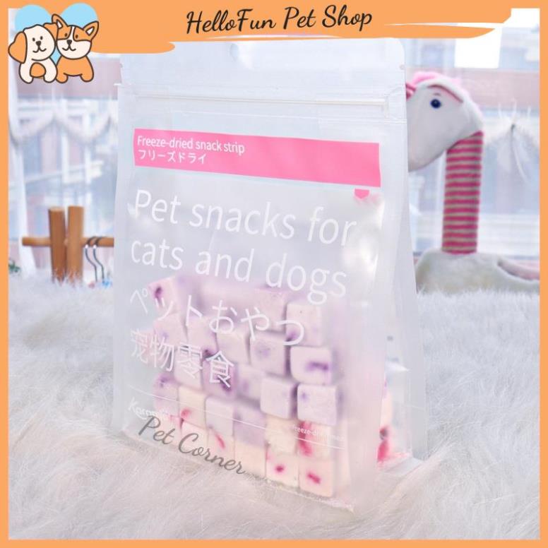 Sữa chua sấy lạnh giàu dinh dưỡng cho thú cưng, sữa chua sấy khô cho chó mèo và chuột hamster