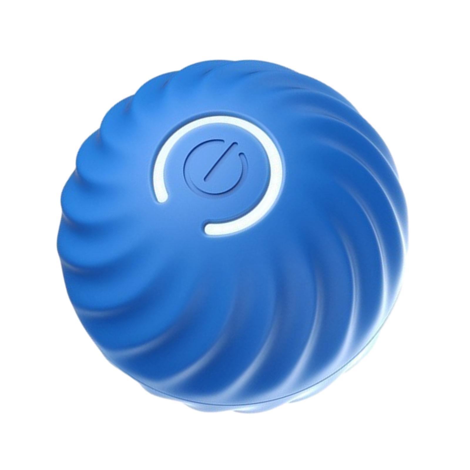 Interactive Cat Toy Ball Moving Rolling Pets Toy Ball Silicone Training Resistant to Bite Electric Automatic Pet Exercise Ball