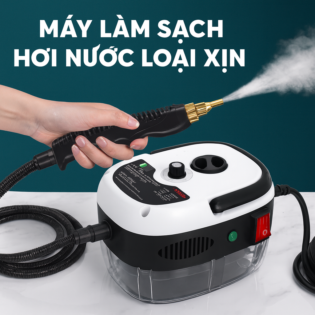 Máy làm sạch hơi nước TAW 2500W: Vệ sinh động cơ ô tô, Nhà bếp hiệu quả, Áp suất cao Loại Xịn