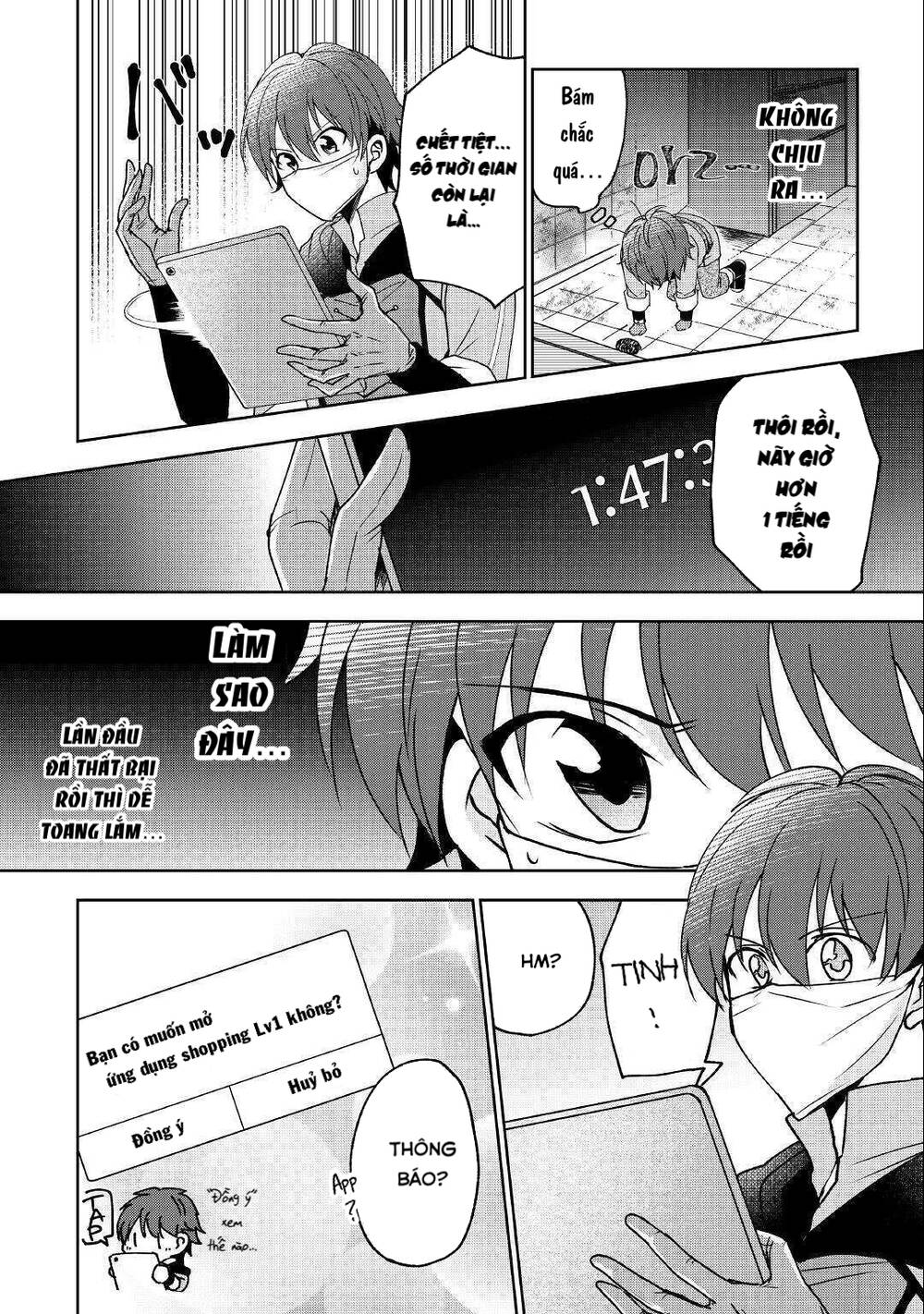 xuyên không cực mạnh cùng máy tính bảng siêu cheat chapter 2 10