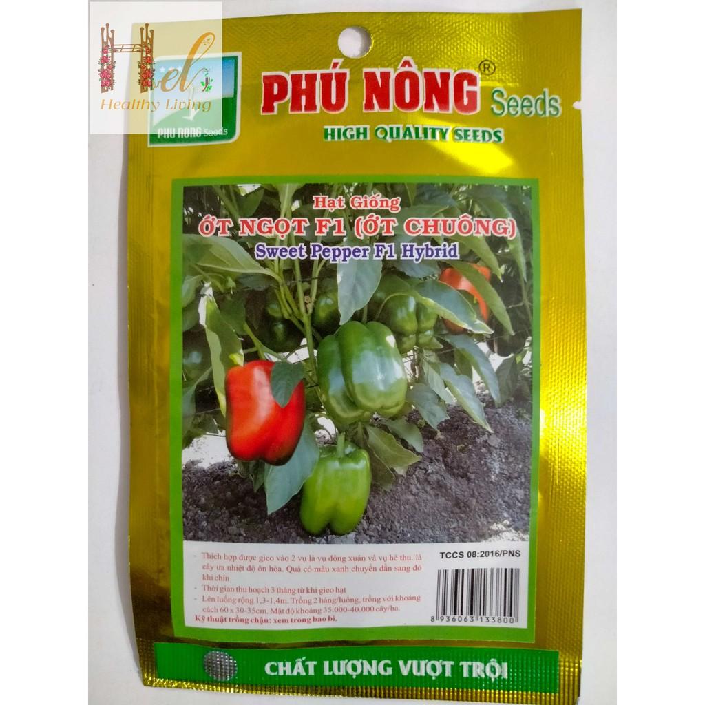 PN - Hạt Giống Ớt Chuông, Ớt Ngọt Gói 100 mg - Trồng Rau Xanh Rau Sạch Bằng Đất Sạch, Mùn Dừa Và Phân Bón Hữu Cơ