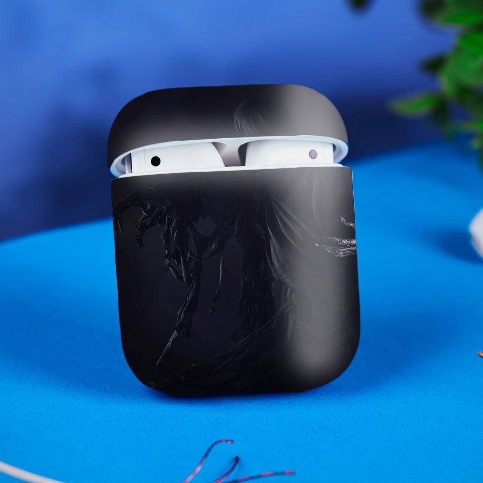 Miếng dán skin chống bẩn cho tai nghe AirPods in hình thiết kế - atk201 (bản không dây 1 và 2