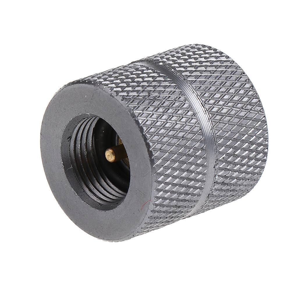 Camping Stove Refill Adapter Propane Butane Canister Converter for Flat Tank