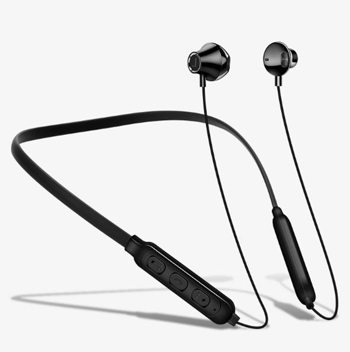 Tai Nghe Bluetooth Nhét Tai Cao Cấp Có Dây 6D + Tặng Hộp Quẹt Bật Lửa Khò Dao Bấm Đầu Rồng (Màu Ngẫu Nhiên)