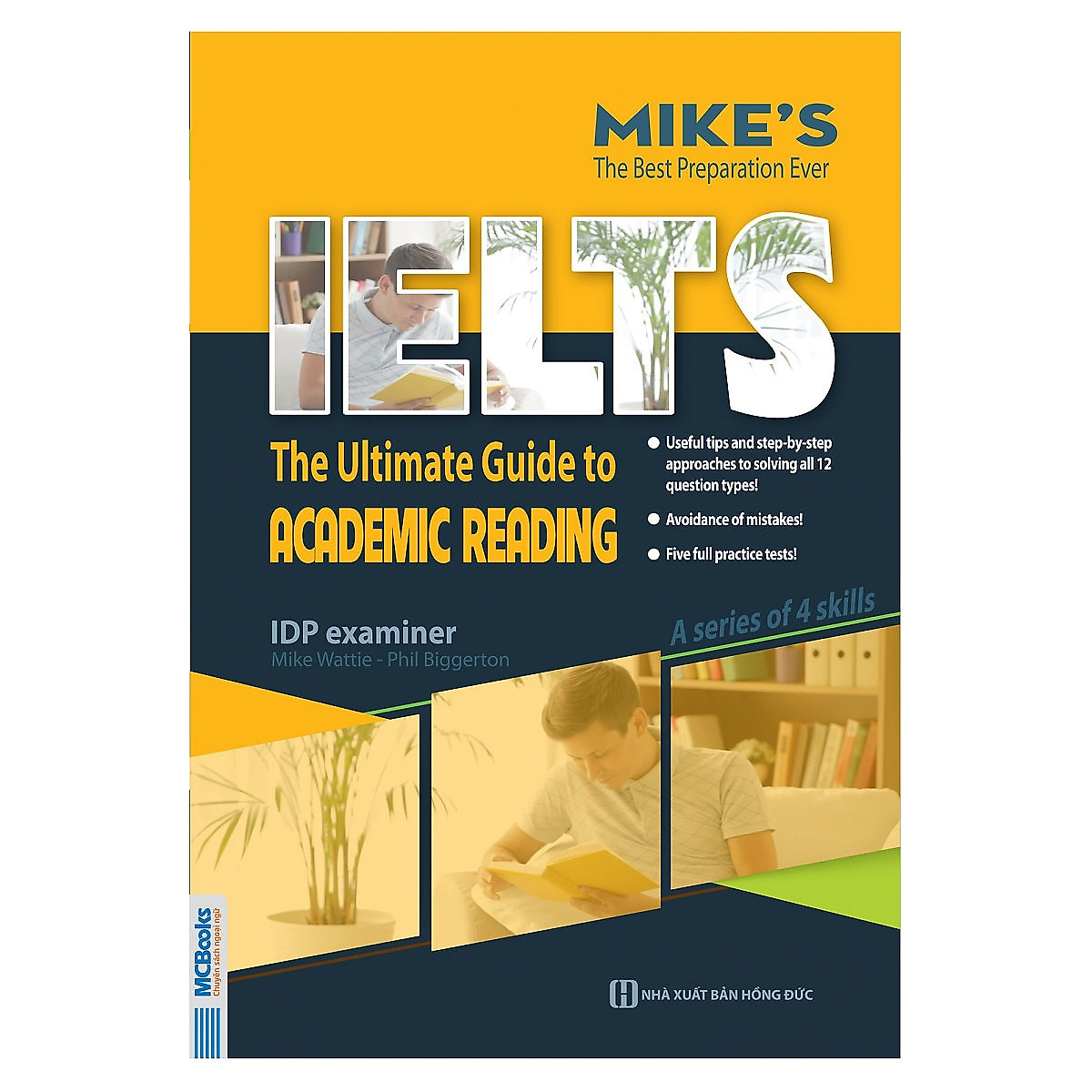 Combo Bộ Sách Luyện Thi IELTS - Listening, Speaking, Reading, Writing