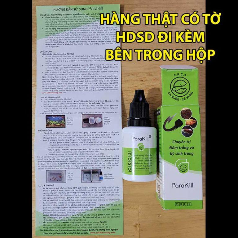 Combo Anti Stress - ParaKill - Toptop- Dưỡng cá -shopleo