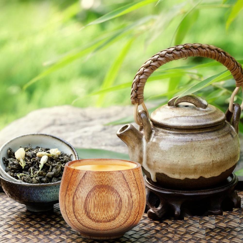 Cốc uống trà bằng gỗ tự nhiên