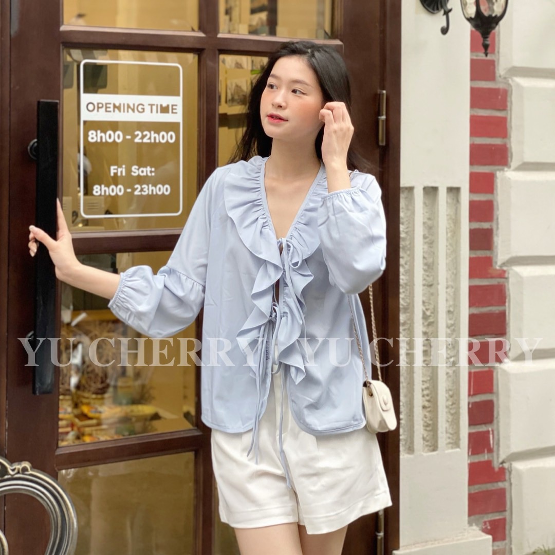 YU CHERRY | Áo nữ Duchess Line Top YA395