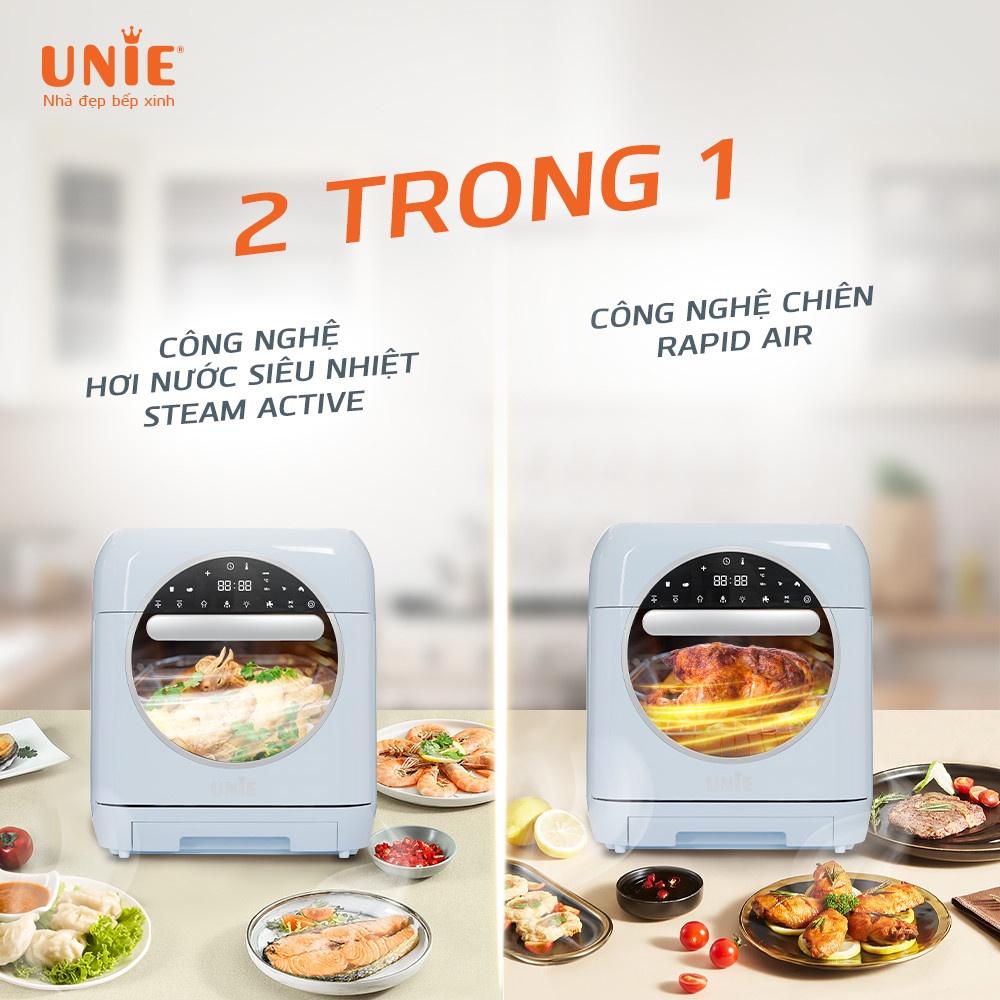 Nồi Chiên Hấp Đa Năng UNIE Steam Color, Dung tích 15 Lít, Công suất 2600W, Hàng Chính Hãng