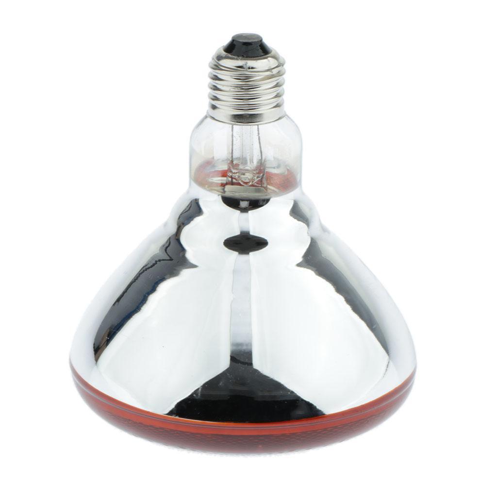 Waterproof E27  Bulb Breeding Lamp Infrared Heater Bulbs 100W