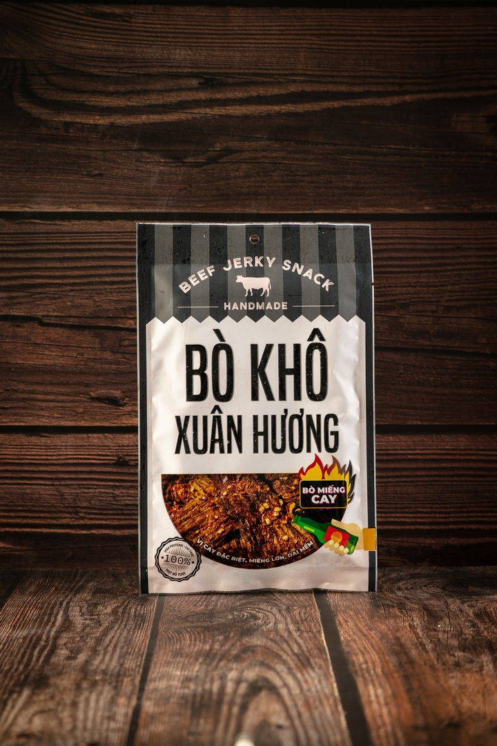 Bò Khô Miếng XUÂN HƯƠNG vị cay đặc biệt thơm ngon 30g
