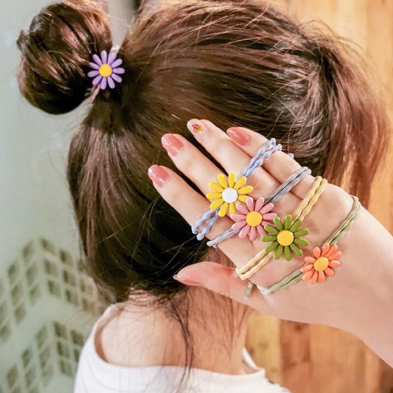 Dây cột tóc hoa cúc