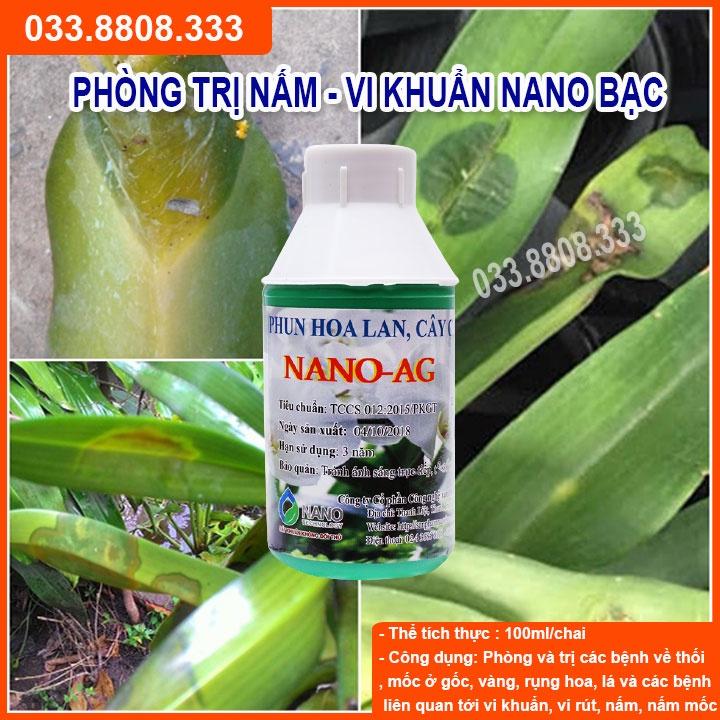 Chế Phẩm Vi Lượng NANO-AG - 100ml - Chuyển Dùng Cho Hoa Lan, Cây Cảnh