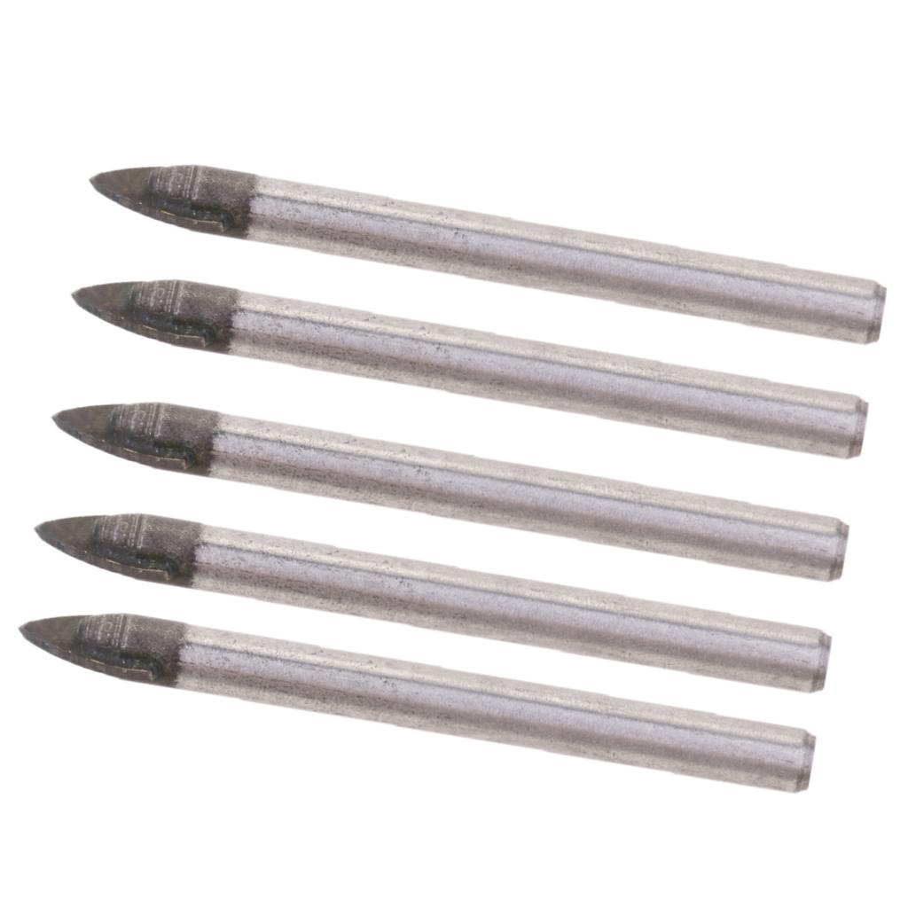 Triangular Head Carbide Wall Ceramic Tile Marble Glass Drill Bit Set Glass Cutter Hole Saw Tool 3mm 4mm 5mm 6mm 8mm 10mm