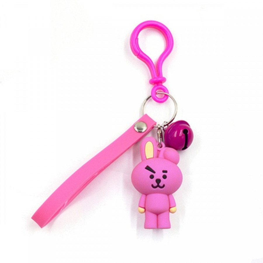 Móc khóa bt21 gắn lục lạc Cooky thiết kế độc đáo