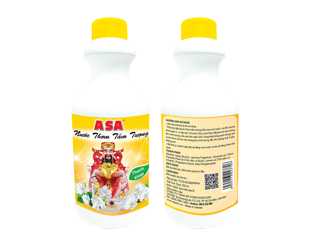 Nước Thơm Tắm Tượng ASA Lài 350ml