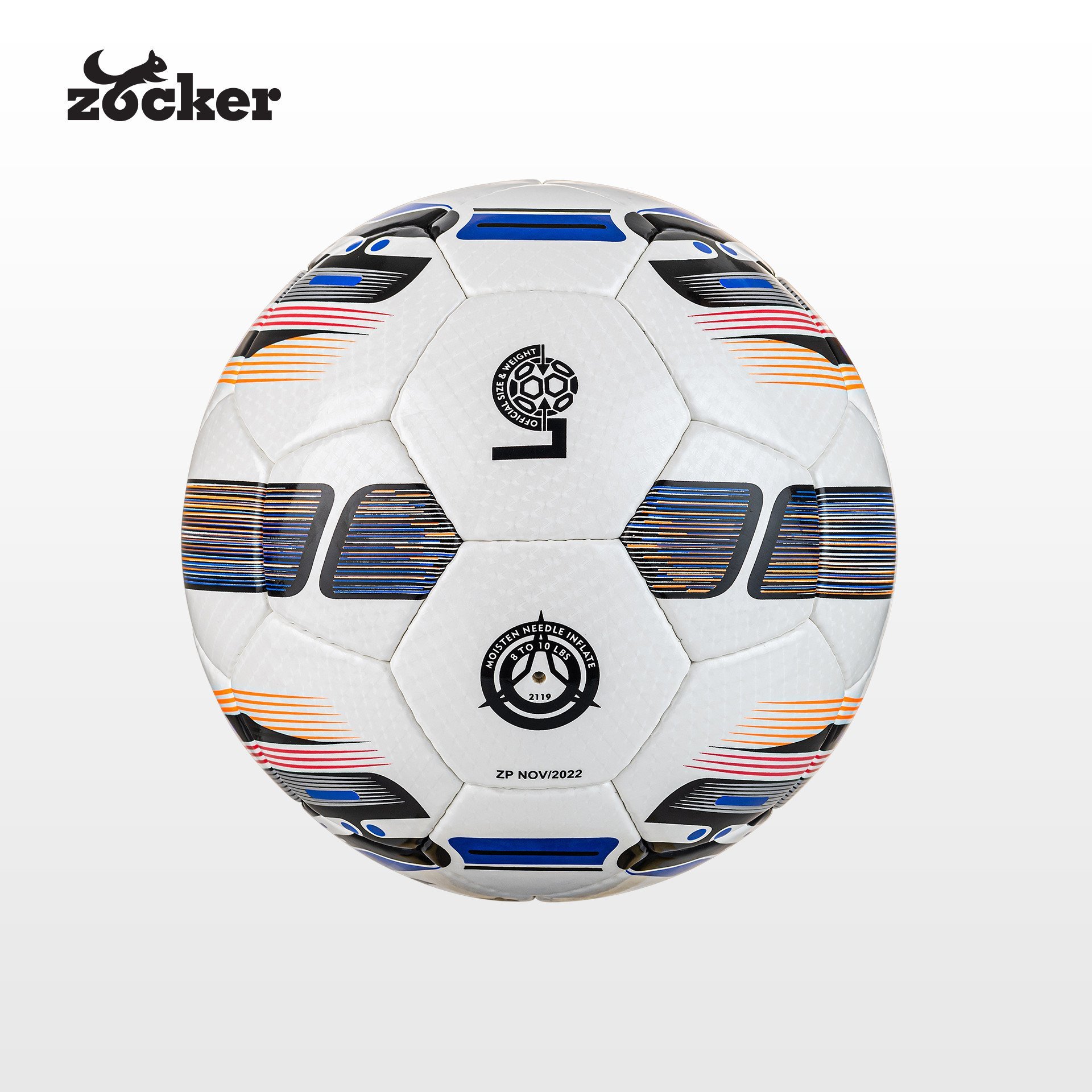 Quả Bóng Đá Zocker Số 5 Procter ZK5-P203 VN Đá siêu êm, Miễn phí vận chuyển