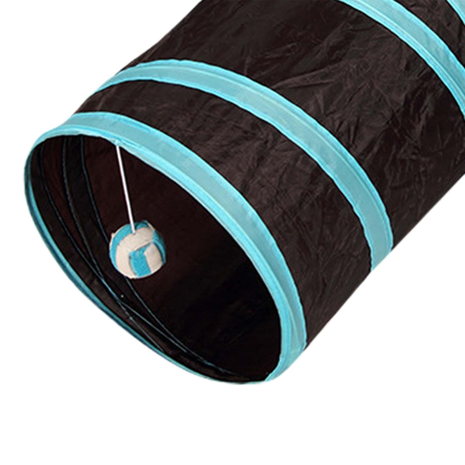 Cat Tunnel Foldable Cat Toys Lightweight Collapsible Playing Hut Tunnel Tube Cat Runway Tunnel for Indoor Cats Rabbit Small Animals Rat Dogs