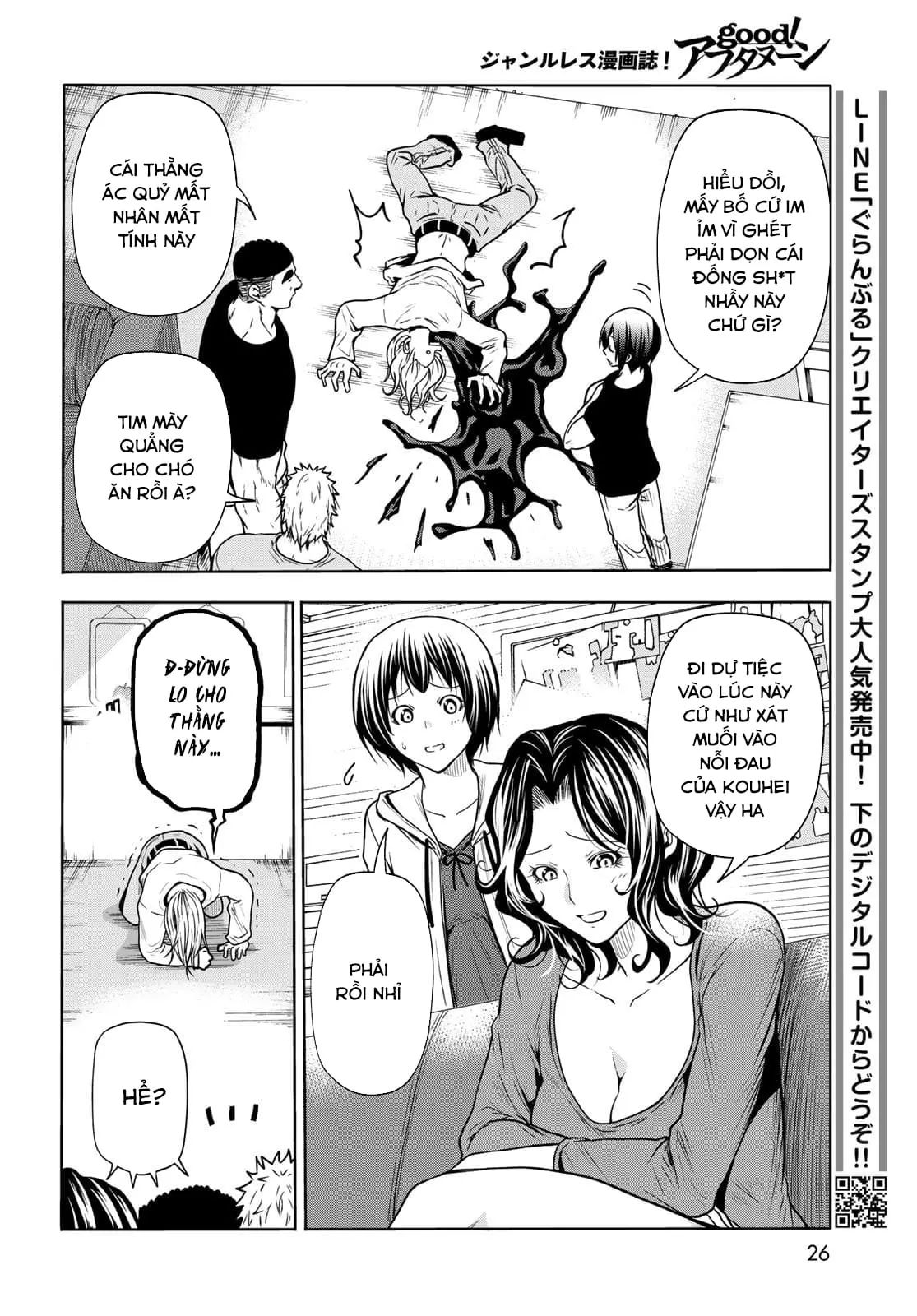 cô gái thích lặn - grand blue chapter 72 4