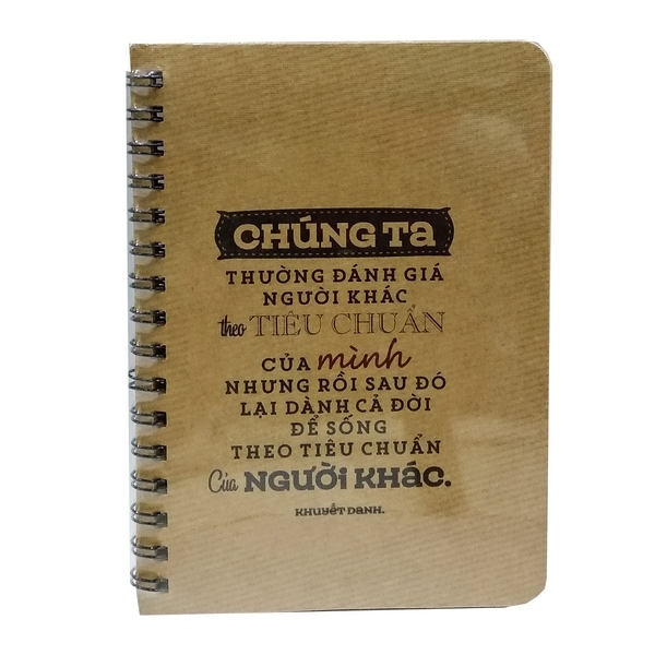 Sổ Retro 2 - Mẫu 1 - Chúng Ta Thường Đánh Giá Người Khác