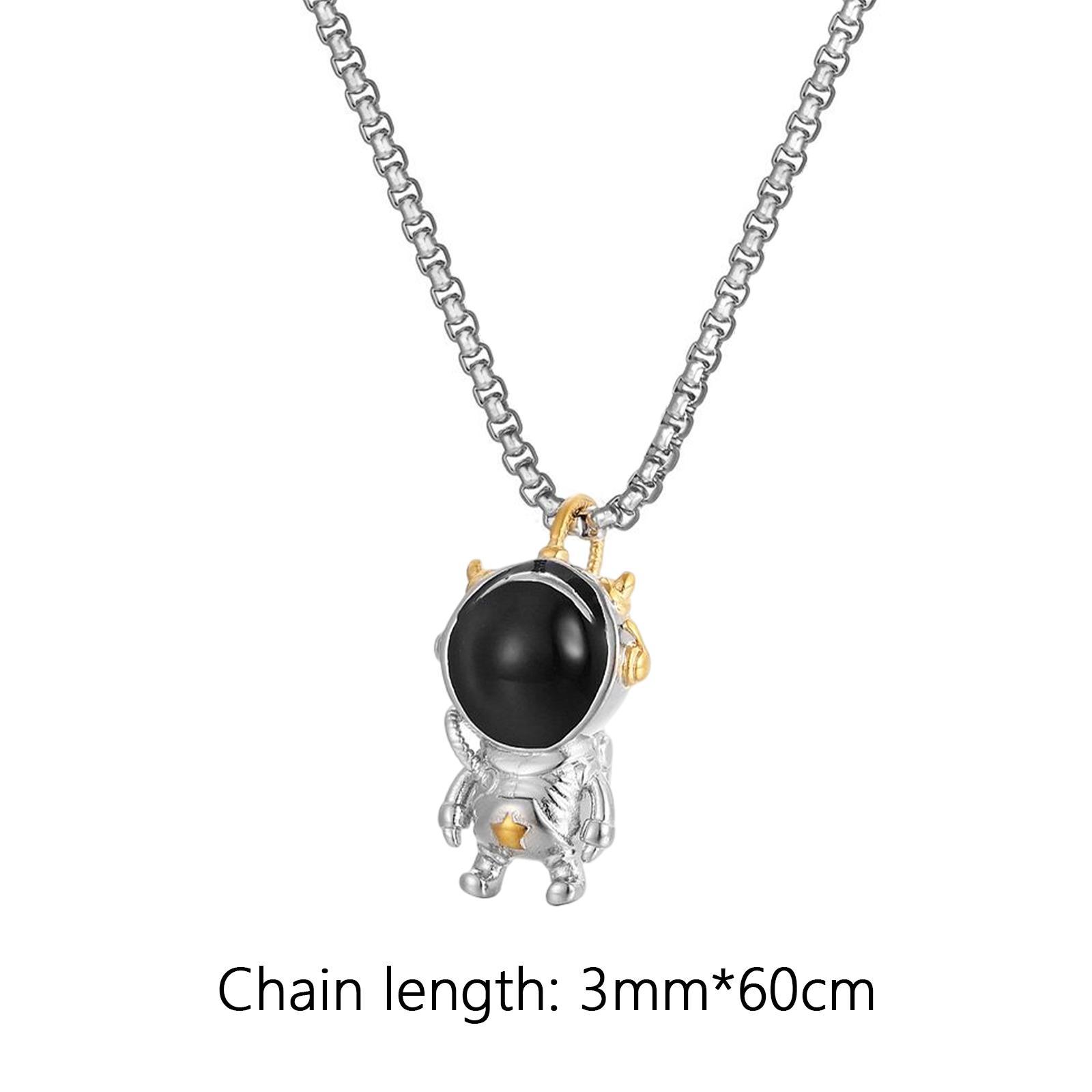 Astronaut Pendant Necklace Necklace for Couples Boys Girls