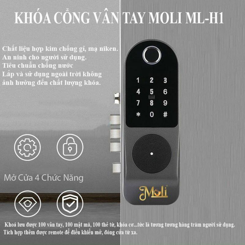 BỘ KHÓA CỬA VÂN TAY 4 IN 1