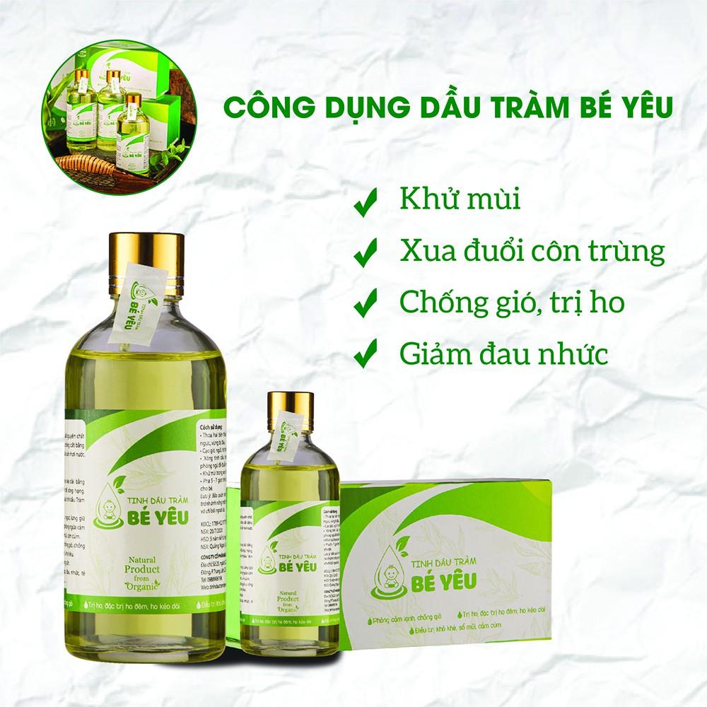 Tinh Dầu Tràm Bé Yêu 100ml BDcare - Thành Phần Thiên Nhiên Giúp Tăng Sức Khỏe Hô Hấp Tránh Muỗi Khử Mùi