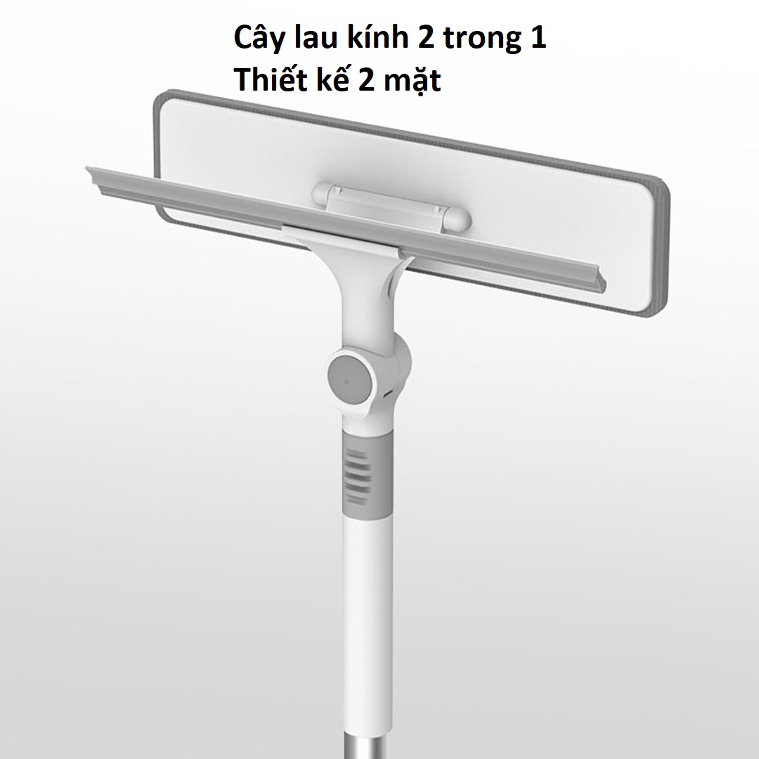 Cây Lau Kính Chuyên Dụng 2 Trong 1 Dài 150cm Có Thể Điều Chỉnh Tăng Giảm - OK03