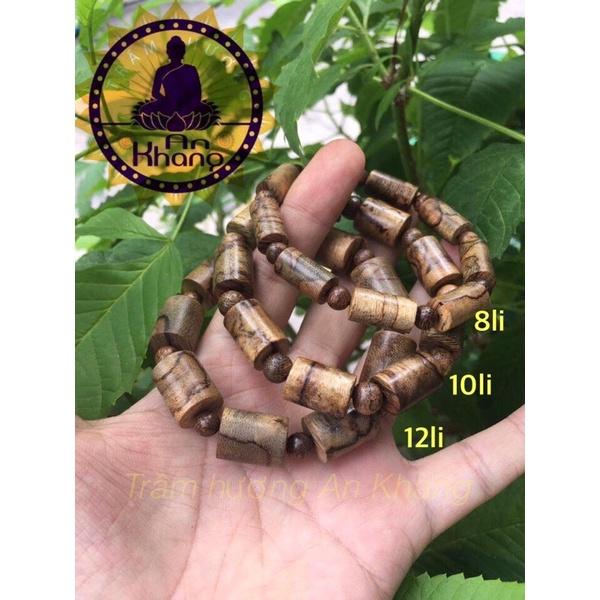 Vòng tay trầm hương tốc bông tự nhiên